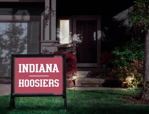 Indiana University Hoosiers Crimson Yardsy Sign