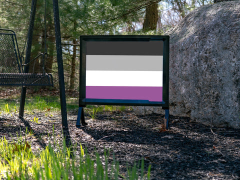 Asexual Pride Flag Yardsy Sign