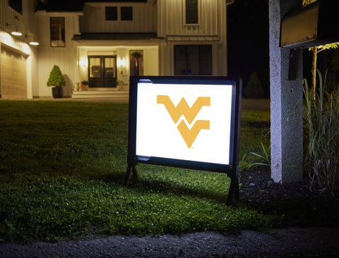West Virginia Gold Primary Mark White Yardsy Sign