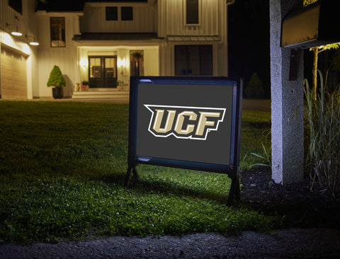 UCF Secondary Athletics Mark Black Yardsy Sign