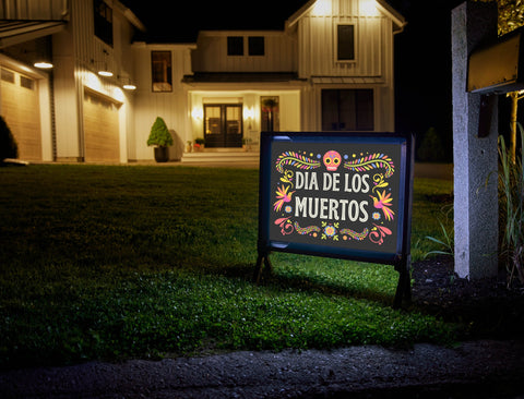 Dia De Los Muertos Yardsy Sign