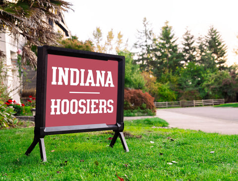 Indiana University Hoosiers Crimson Yardsy Sign
