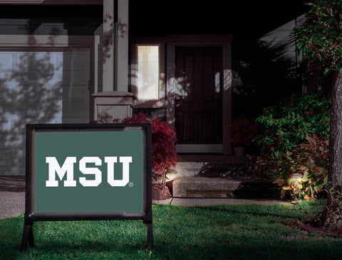 Michigan State MSU Green Yardsy Sign