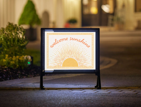 Welcome Sunshine Yardsy Sign