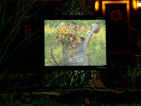 Any Can Will Do Wildflower Garden Print Yardsy Sign