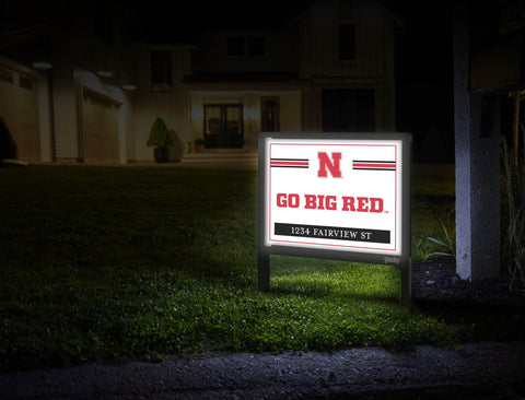 Nebraska Go Big Red Custom Yardsy Sign
