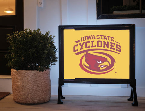Iowa State Cyclones Yellow Yardsy Sign
