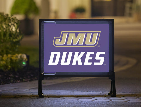JMU Dukes Purple Yardsy Sign