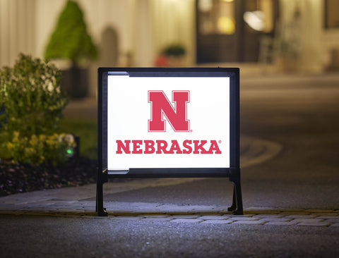 Nebraska N Mark White Yardsy Sign