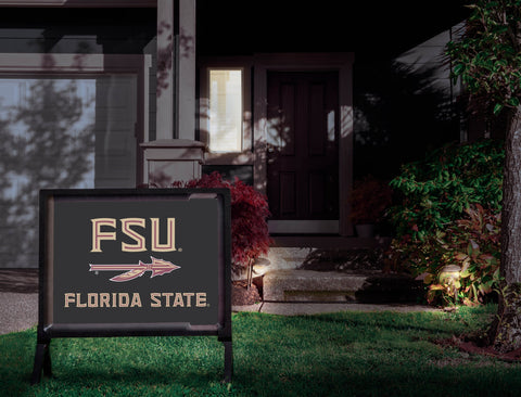 Florida State FSU Spear Black Yardsy Sign
