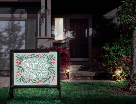 Oh Holy Night Yardsy Sign