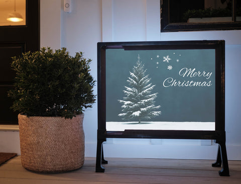 Merry Christmas Lonely Tree Yardsy Sign