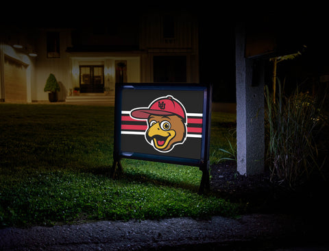 Utah Swoop Black Stripe Yardsy Sign