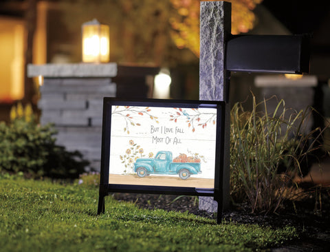 I Love Fall Most of All Yardsy Sign