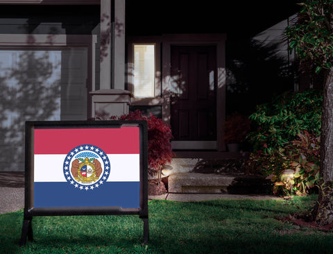 Missouri State Flag Yardsy Sign