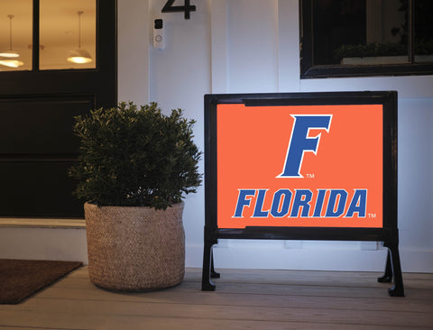 Florida F Mark Orange Yardsy Sign