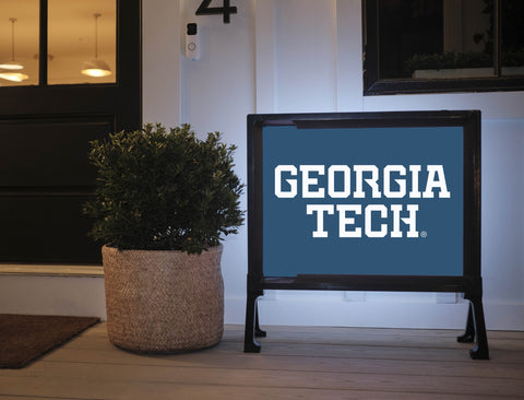 Georgia Tech Wordmark Navy Yardsy Sign