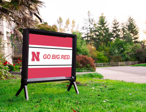 Nebraska N Go Big Red Yardsy Sign