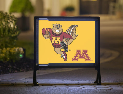 Minnesota Goldy Football Yardsy Sign