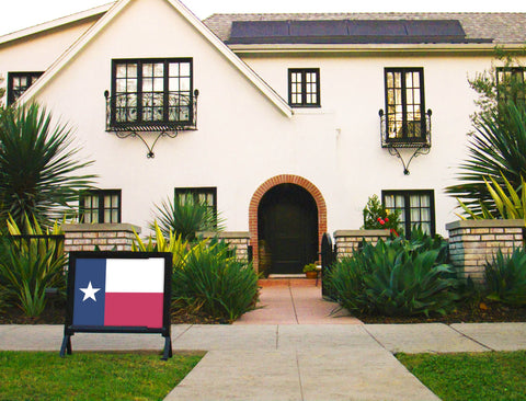 Texas State Flag Yardsy Sign