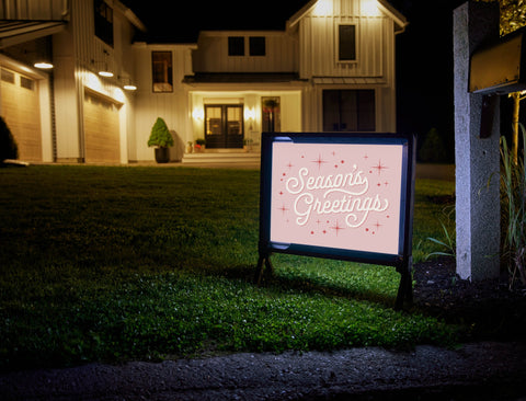 Season's Greetings Yardsy Sign
