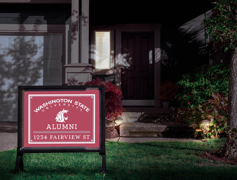 Alumni Washington State Custom Yardsy Sign