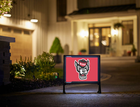 North Carolina State Wolfpack Red Yardsy Sign