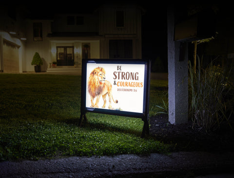 Be Strong Yardsy Sign