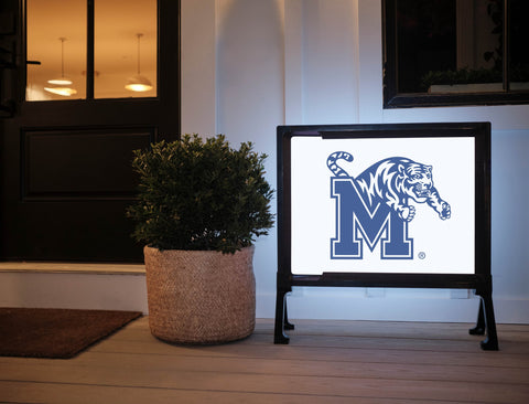 Memphis M Tiger White Yardsy Sign