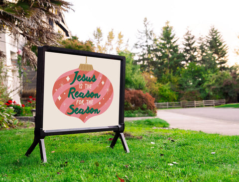 Jesus Is The Reason For The Season Yardsy Sign