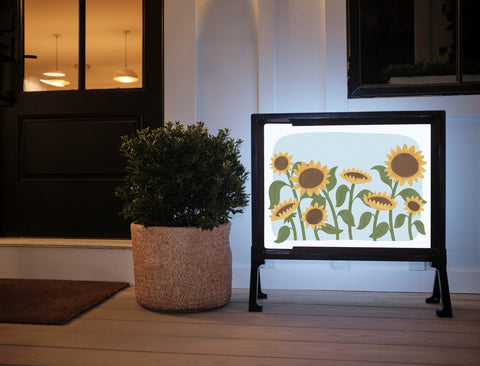 Sunflower Field Yardsy Sign