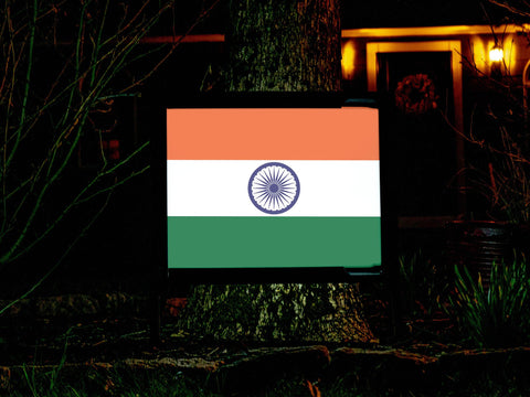 Flag India Yardsy Sign