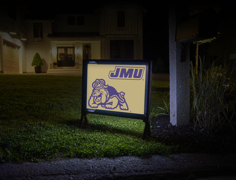 JMU Gold Duke Dog Yardsy Sign