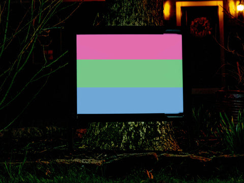 Polysexual Pride Flag Yardsy Sign