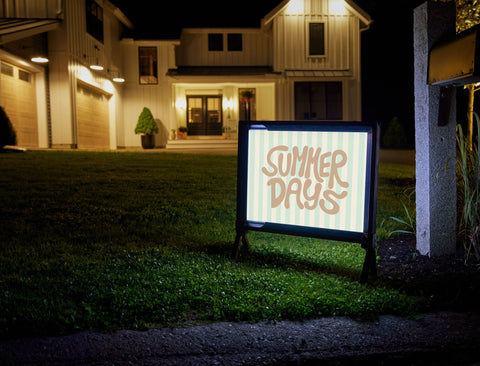 Summer Days Yardsy Sign