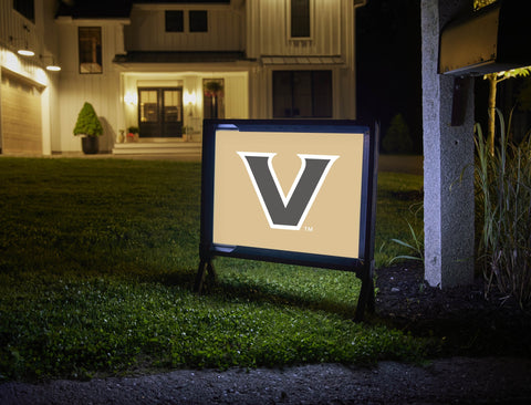 Vanderbilt University Athletic Mark Gold Yardsy Sign