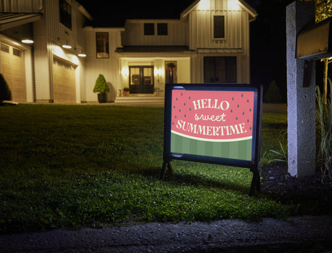 Hello Sweet Summertime Yardsy Sign