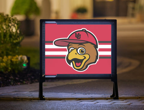 Utah Swoop Red Stripes Yardsy Sign