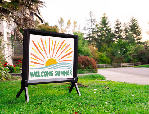 Welcome Summer Yardsy Sign