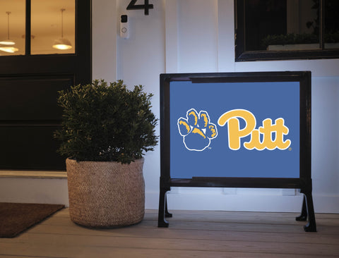 Pittsburgh Pitt Paw Game Royal Yardsy Sign