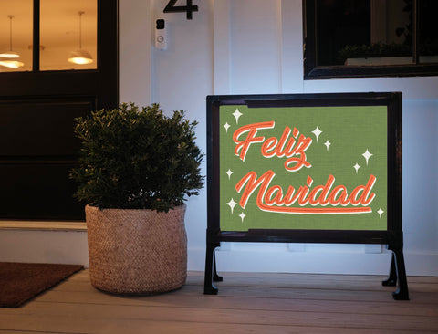 Feliz Navidad Yardsy Sign