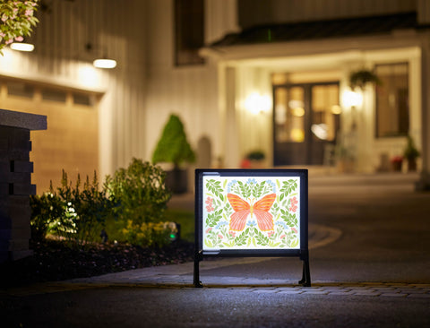Garden Butterfly Yardsy Sign