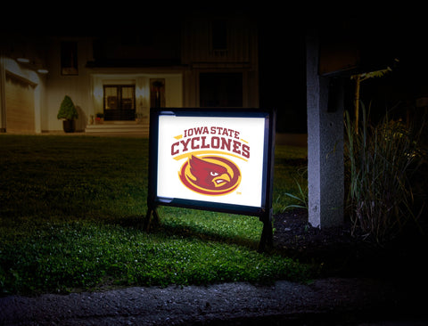 Iowa State Cyclones White Yardsy Sign