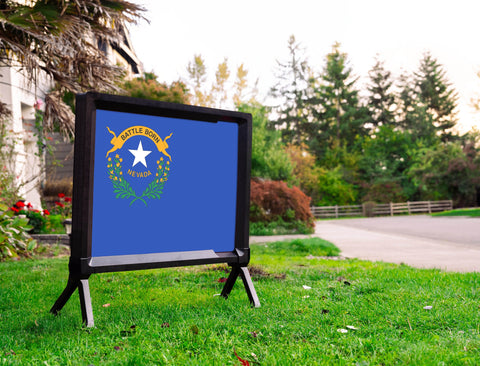 Nevada State Flag Yardsy Sign