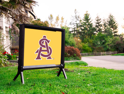 Arizona State AS Baseball Gold Yardsy Sign