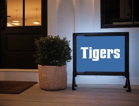 Memphis Tigers Blue Yardsy Sign