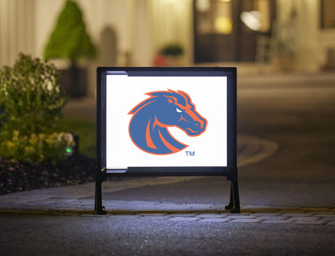 Boise State Broncos Primary Mark White Yardsy Sign
