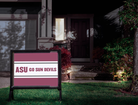 Arizona State Go Sun Devils Maroon Yardsy Sign