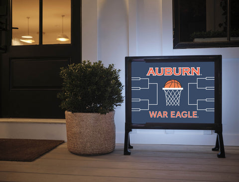Auburn Basketball Yardsy Sign
