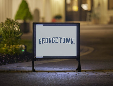Georgetown Wordmark Gray Yardsy Sign